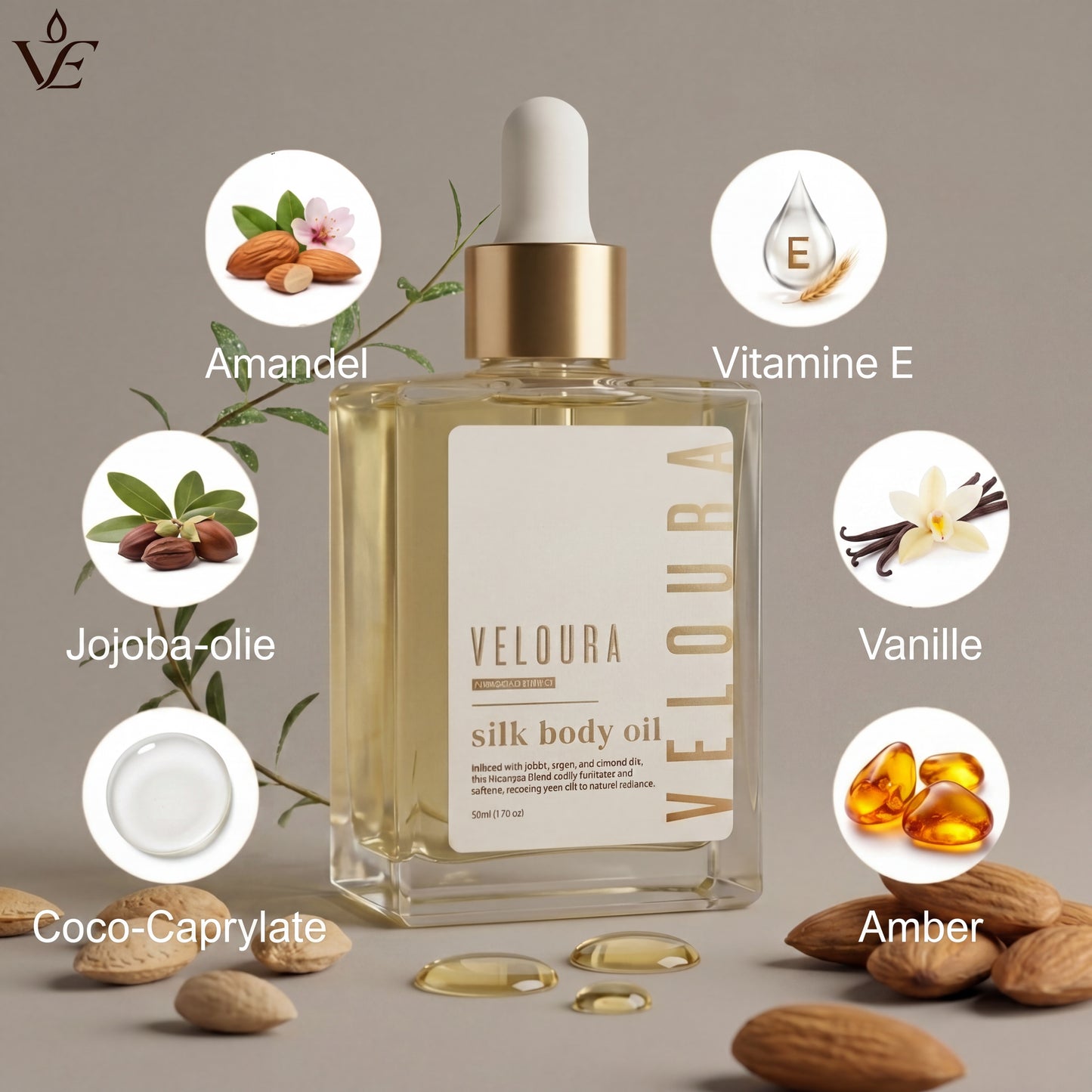 Veloura Firm & Glow Body Oil 50ml